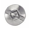Vis à tole tête cylindrique empreinte carrée fendue - Inox A2 image 5