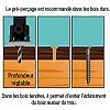 Kit complet terrasse forets, fraisoir et clé hexa double - 902 image 5