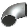 Coude 90° acier noir sans soudure 3d image 0