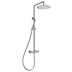 Colonne de douche Sélène 300 avec bras de 350 finition chromée image