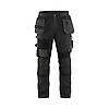 Pantalon de travail kevlar stretch artisan 1554 - Gris Foncé/Noir image 0
