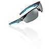 Lunette de protection éco-conçue demi-monture PC/TPR TRYON - Noir/Bleu image 3