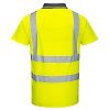 Polo Hi-Vis manches courtes Jaune image 1
