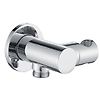 Support douchette murale orientable ronde image 0