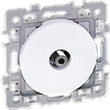 Prise multi-services TV type "F" - Male Blanc - SQUARE image 0