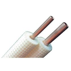 Tube cuivre frigorifique double image