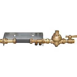 Kit prémonté pour compteur d'eau d'entraxe 110mm à 130mm image