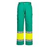 Pantalon combat Hi-Vis Bicolore Jaune/Théal image 4