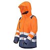 PARKA HV FEMME IRMA ORANGE FLUO/NAVY image 2
