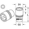 Douilles ULTIMATE® 1/4  6 pans image 17