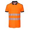 Polo HV PW3 Orange/Noir image 0