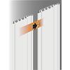 Clips pour lambris PVC avec pointes image 1