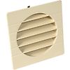 Grille aération ronde pour tube PVC extérieure - Nicoll - ⌀125 - 149x149mm image 0