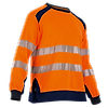 T-shirt de travail ML MAILLE HV REFLET - MARINE/ORANGE FLUO image 0