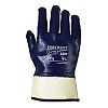 Gants Nitrile tout enduit manchette Marine image 1