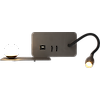 Applique tête de lit + liseuse ZIA - 5W - 350lm - 2700K - Anthracite image 1