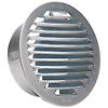 Grille d'aération ronde à encastrer - Brochable - Aluminium image 1