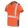T-SHIRT MANCHES COURTES FLUO SAFE XP ORANGE FLUO/GRIS CHARCOAL image 5