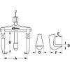 Extracteurs universels hydrauliques à deux griffes image 2