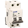Disjoncteur bipolaire courbe C connexion vis haut/bas - IP20/IK02 image 5