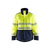 Veste de travail hiver retardant flamme 4517 - Jaune fluo/Marine image 0