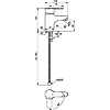 Robinet de lavabo monotrou - Olyos - chrome image 3