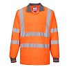 Polo HV Manches Longues Orange image 0