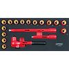 Module de douilles et accessoires isolés 1000V, 18 pièces image 1