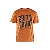 T-shirt de travail Grit and Grind - Rouille image 0