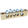 Barrette laiton 5 trous image 0