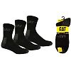 Lot de 3 paires - Chaussettes de travail montantes CLASSICAL QUARTER - Noir image 0