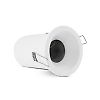 Support de spot blanc encastrable/recouvrable + douille auto GU10 IP67 image 4