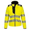 Veste femme Softshell PW3 haute visibilité Jaune/Noir image 5