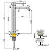 Mitigeur réhaussé pour lavabo ou évier image 1