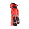 Veste hiver haute visibilité femme 4456 - Rouge/Noir image 1