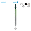 Boite de 5 lames scie sauteuse bois extra fine Classic image 1