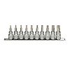 Rail de 10 douilles tournevis ULTIMATE® TORX® 3/8'', T10 à T55 image 0