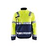 Veste de travail hiver haute visibilité 4862 - Jaune fluo/Marine image 0