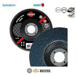 Boite de 10 disques à lamelles zirconium pour métal Expert image