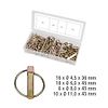 Assortiment de goupilles clips, 50 pcs image 0