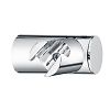Applique murale ronde orientable ABS - chrome image 0