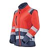 VESTE SOFTSHELL HV FEMME TIAN ROUGE FLUO/NAVY image 3