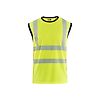 Gilet de travail sans manches haute visibilité 3575 - Jaune/Marine image 0