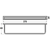 Simple porte-serviette Plaza image 3