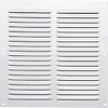 Grille aluminium blanche - Brochable image 0