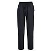 Pantalon de cuisinier de l'air en maille de coton Noir image 0