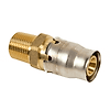 MALE FIXE ALPEX-PLUS LAITON POUR MULTICOUCHES image 0