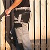 Pantalon RULER Gris/Noir à genouillères image 1