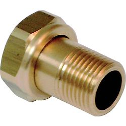 RACCORD COMPTEUR EAU 2P LAITON 15-20X27/20X27 image