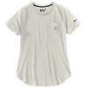 T-shirt de travail manches courtes femme MIDWEIGHT - Malt image 0